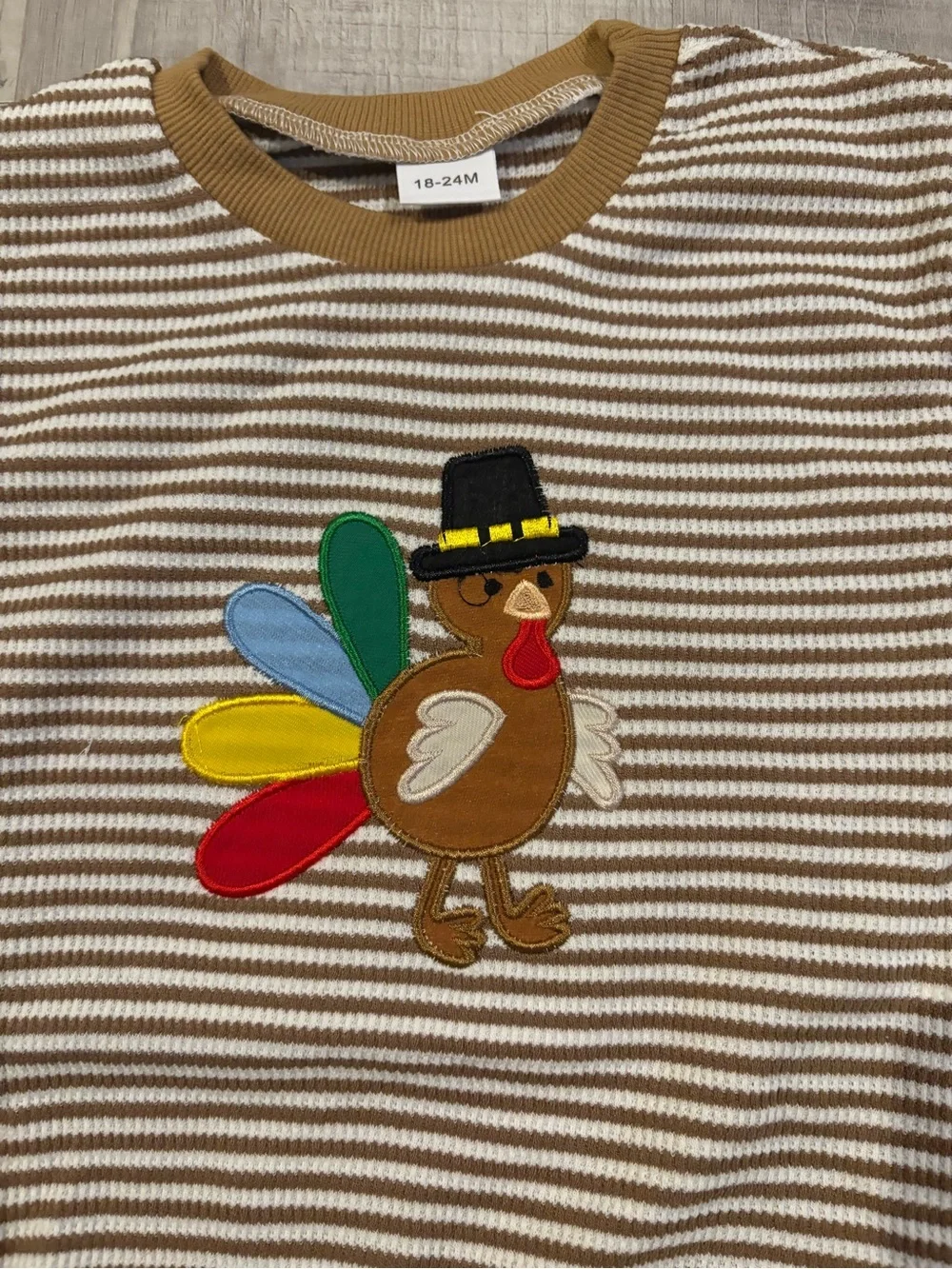 Toddler Boutique Thanksgiving Pants Set..18-24M